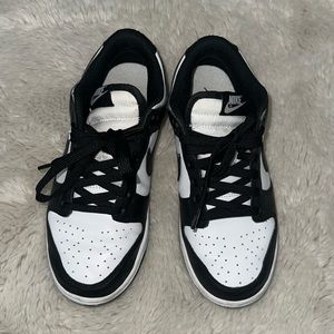 Nike Dunk Lows Black and White